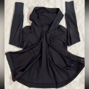 EUC! Lululemon ♥️CITY TRECK HOODIE JACKET w/BACK ZIPPER! Stylish! (Black) 8/10
